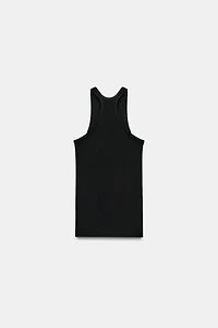 COTTON HALTER TOP