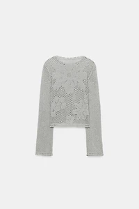 PULL EN MAILLE POINTELLE
