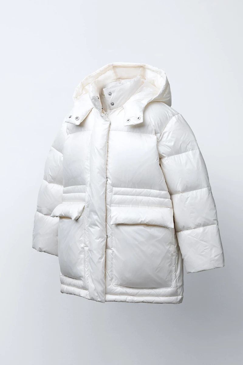 WATER REPELLENT FEATHER AND DOWN JACKET