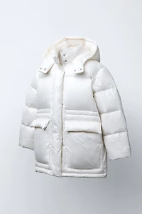 WATER REPELLENT FEATHER AND DOWN JACKET