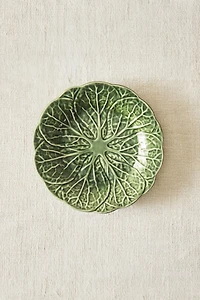 STONEWARE CABBAGE DESSERT PLATE