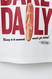 BREAD STICK PRINT T-SHIRT