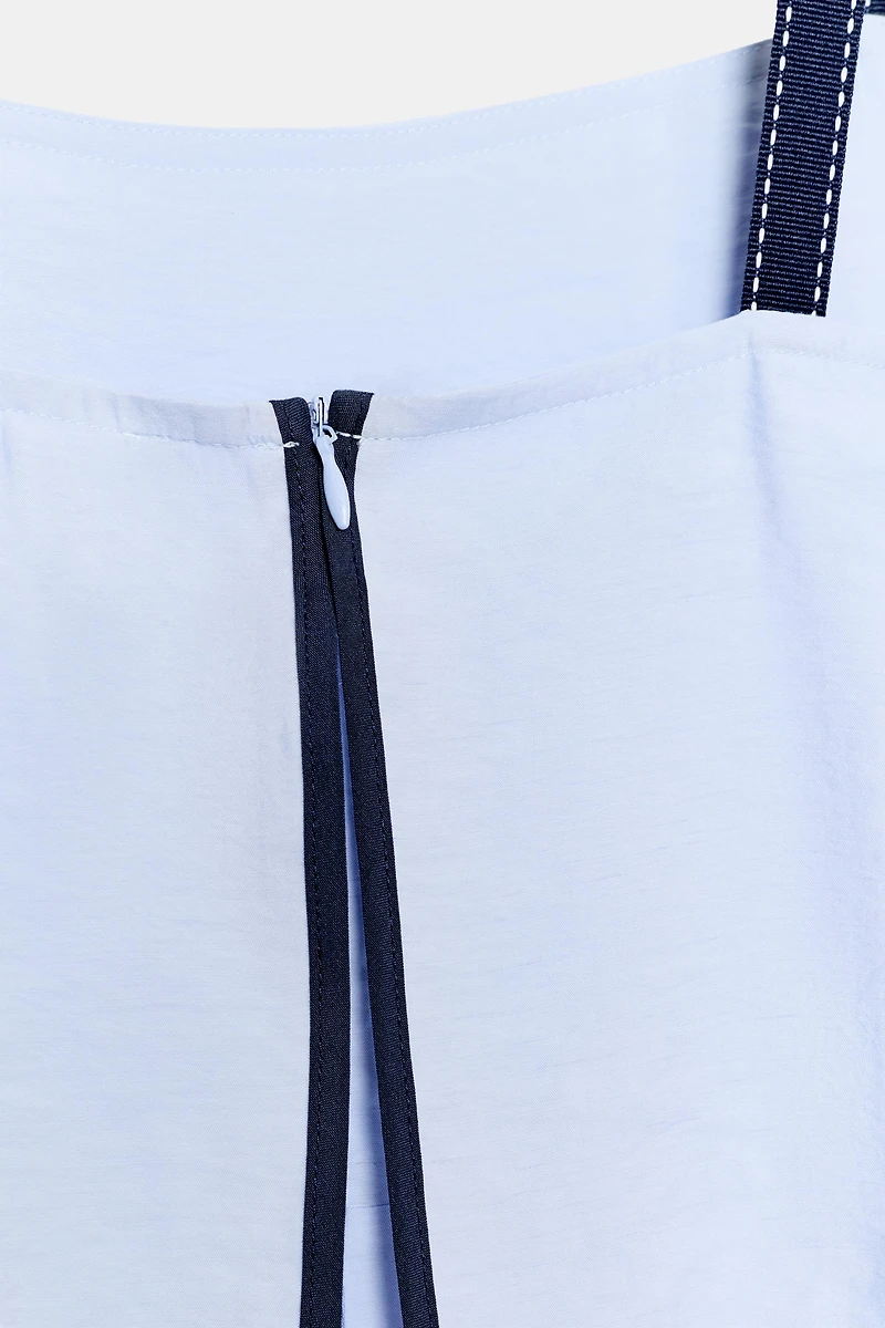 COMBINATION MIDI DRESS