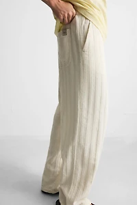 JACQUARD RELAXED FIT PANTS