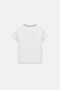 JEWEL BEAD KNIT TOP