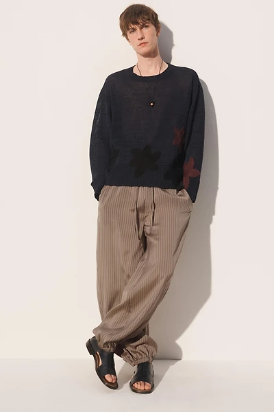 RELAXED FIT FLORAL JUMPER