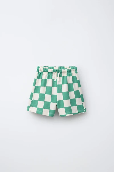 CHECKERBOARD SHORTS