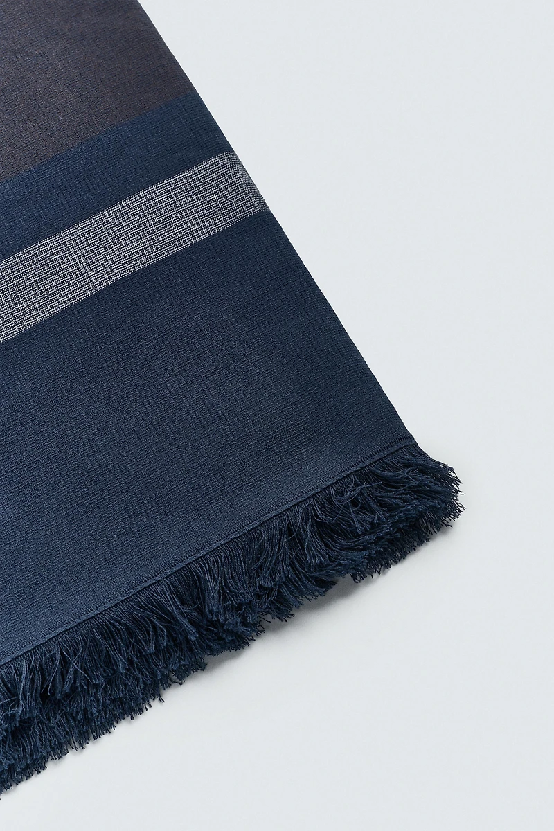 SERVIETTE DE PLAGE À RAYURES