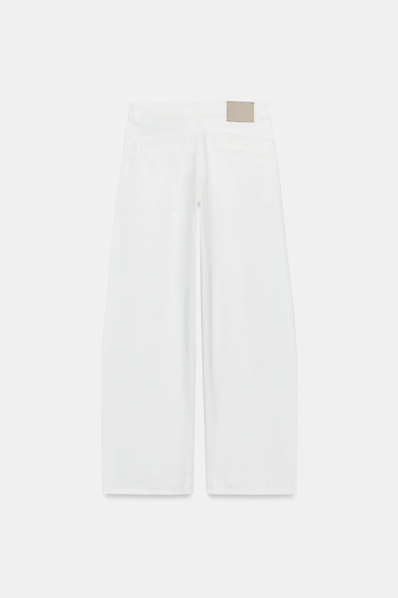 ZW COLLECTION LOOSE BARREL MID-RISE JEANS