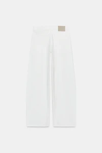 ZW COLLECTION LOOSE BARREL MID-RISE JEANS