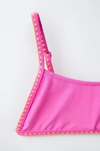 MAILLOT DE BAIN DEUX PIÈCES BRILLANT 6-14 ANS