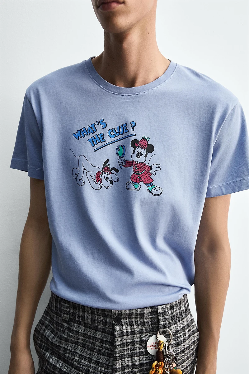 MICKEY + PLUTO T-SHIRT HARRY LAMBERT FOR ZARA X DISNEY