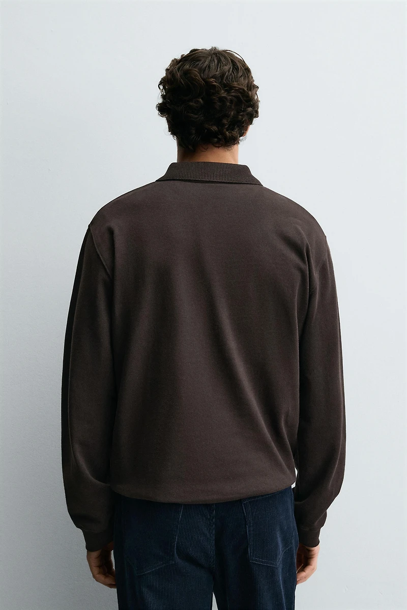 BASIC STRUCTURED POLO SHIRT