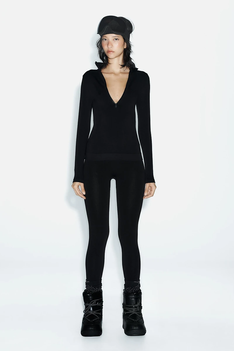 THERMAL WOOL BLEND SKI COLLECTION SHIRT