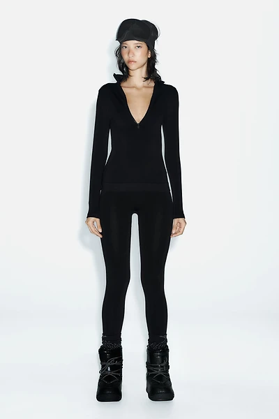 THERMAL WOOL BLEND SKI COLLECTION SHIRT