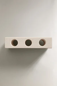 SUPPORT BROSSE À DENTS MARBRE BLANC