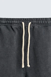 WASHED JOGGER SHORTS