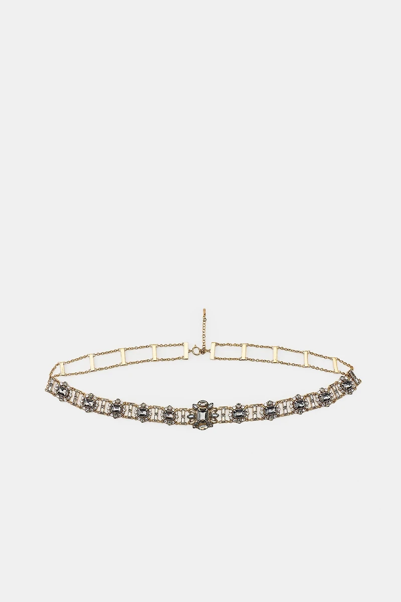 METAL JEWEL BELT