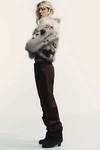 TRF WIDE LEG LOW RISE JEANS