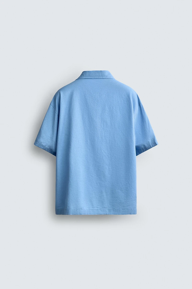 SUN EMBROIDERED RELAXED FIT SHIRT