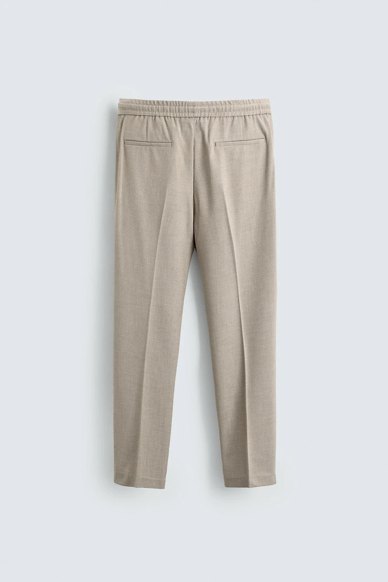 JOGGER WAIST STRETCH PANTS