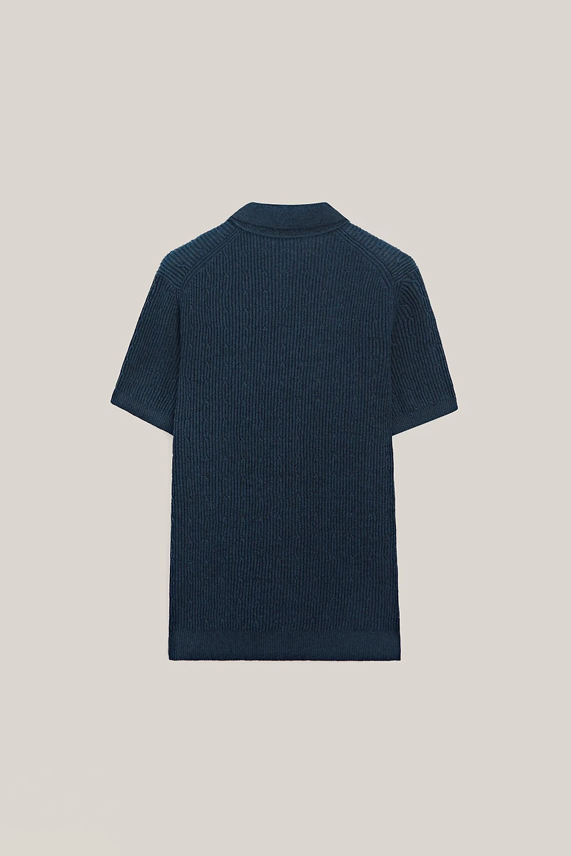 Cable-knit polo sweater - LIMITED EDITION