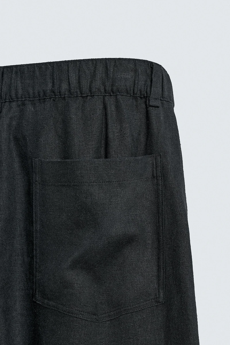 RELAXED FIT LINEN - VISCOSE PANTS
