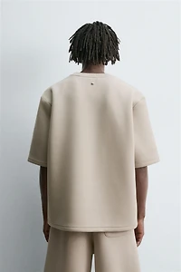 SWEAT EFFET NÉOPRÈNE CLOU