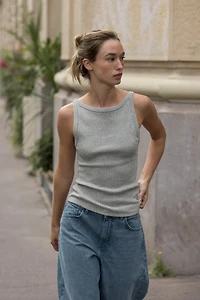 HALTER RIB TOP