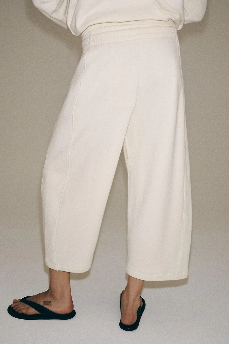 PANTALON CULOTTE EN COTON