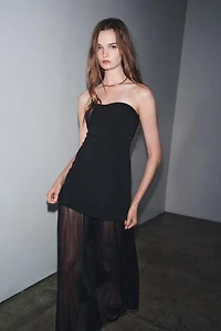 COMBINATION STRAPLESS DRESS