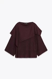 TOP SUPERPOSITION EN MAILLE UNIE
