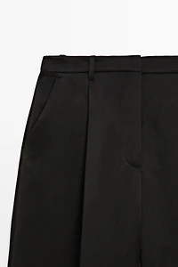 Pantalon fluide plissé