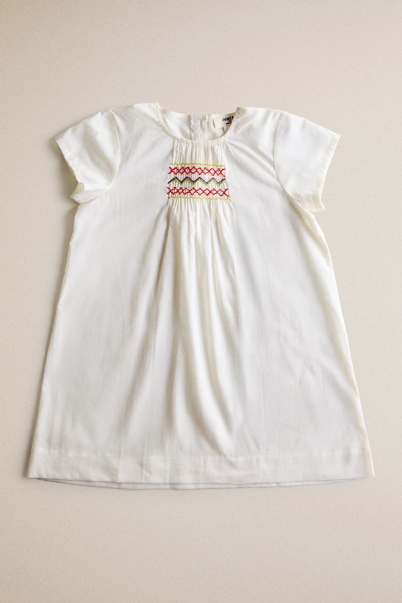 KIDS' SMOCKED DRESS