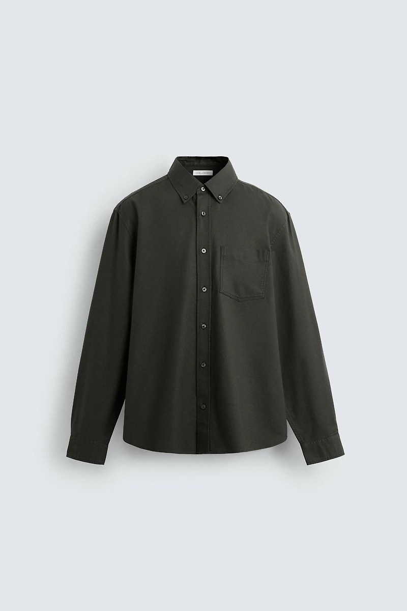 TEXTURED OXFORD SHIRT