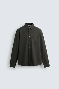 TEXTURED OXFORD SHIRT