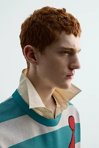 T-SHIRT EN MAILLE SR. SMEE PETER PAN HARRY LAMBERT FOR ZARA X DISNEY