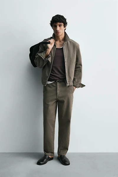 WASHED RELAXED FIT PANTS