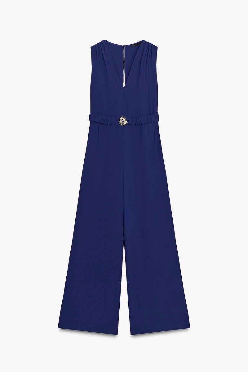 HARDWARE BELTED JUMPSUIT