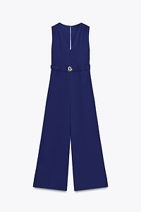 HARDWARE BELTED JUMPSUIT