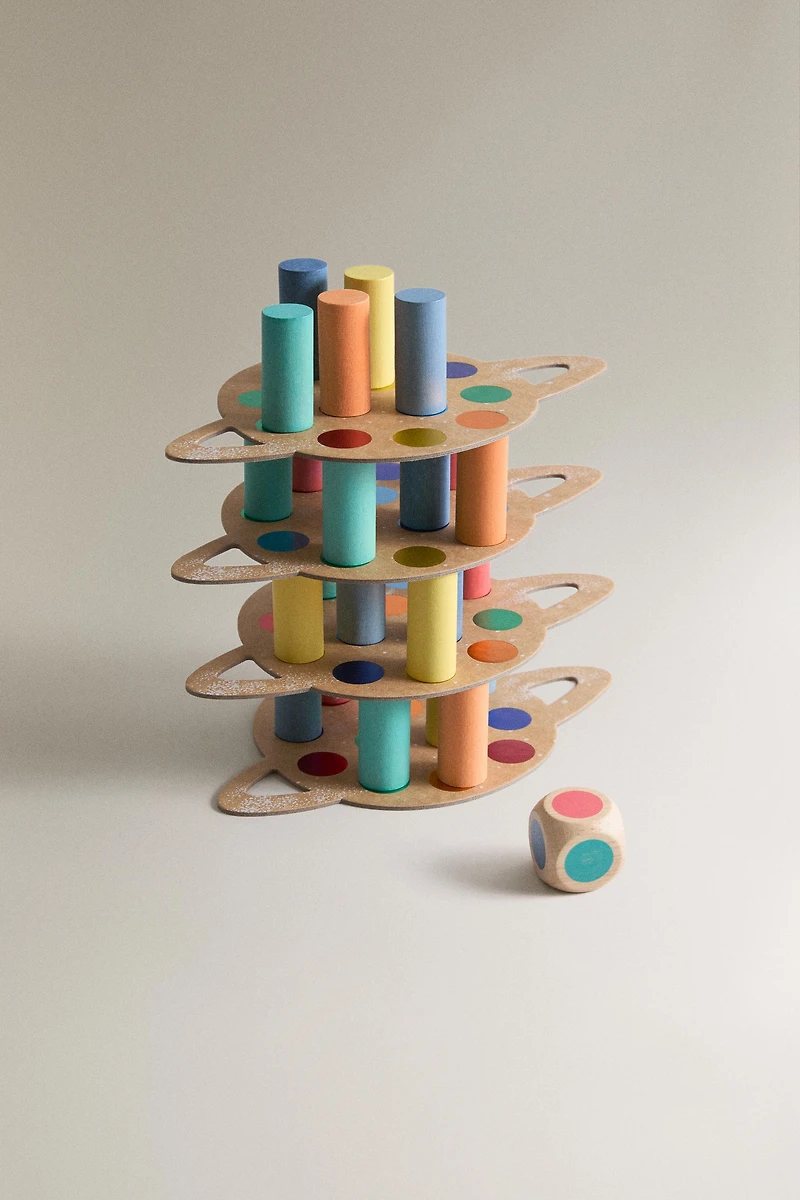 KIDS' SPACE STACKING CONSTRUCTION TOY