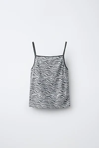 ZEBRA PRINT TOP