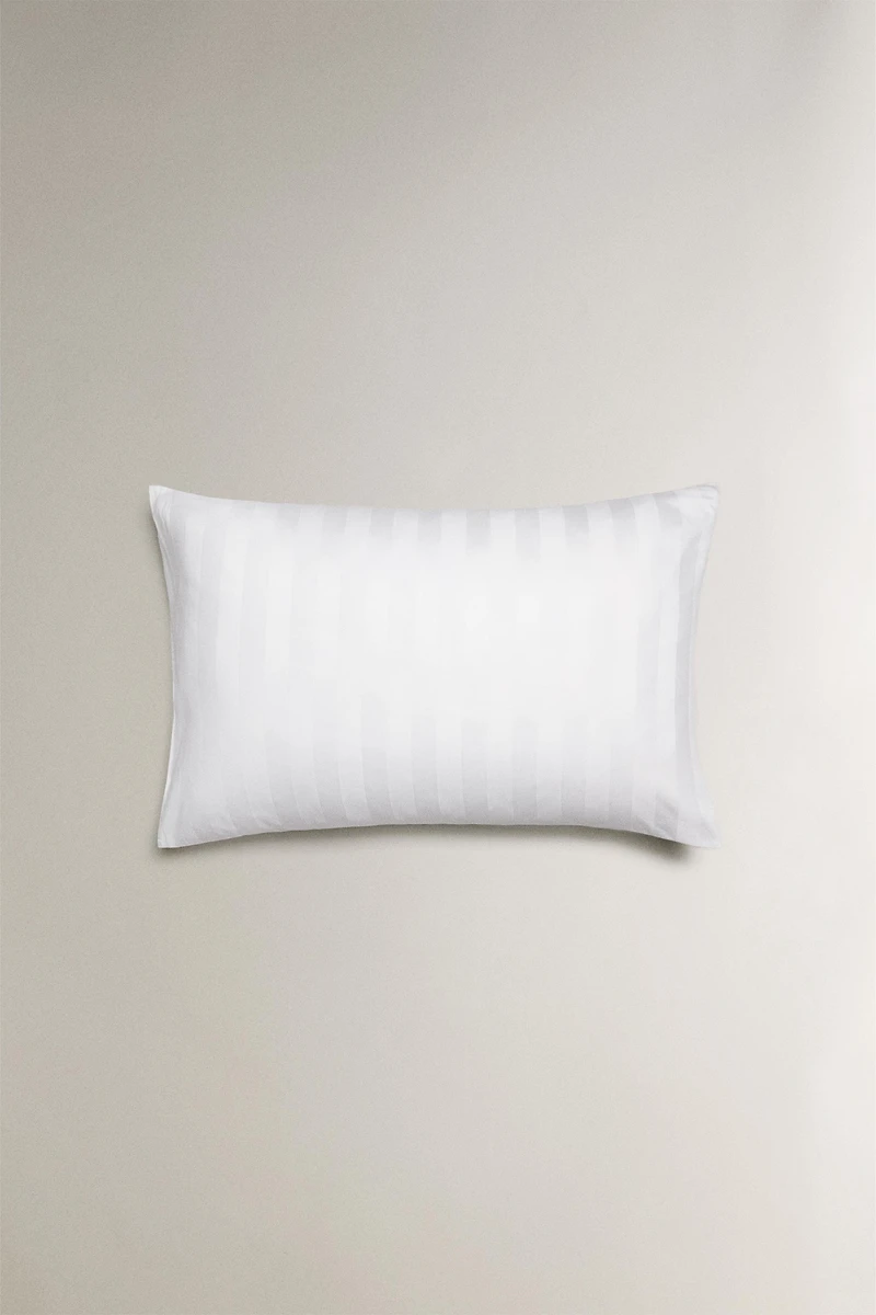 STRIPED SATEEN PILLOWCASE (500 THREAD COUNT)