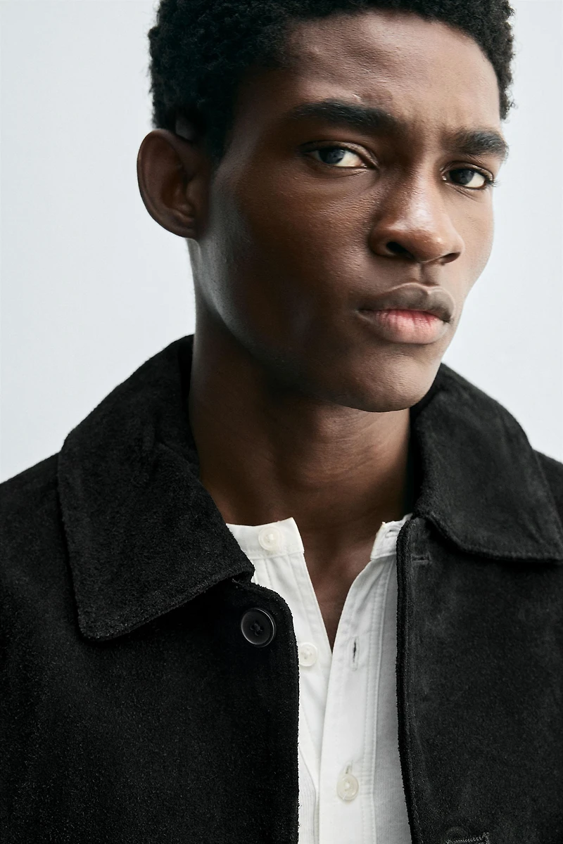 SUEDE LEATHER JACKET