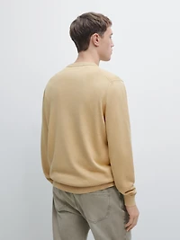 Pull maille en coton