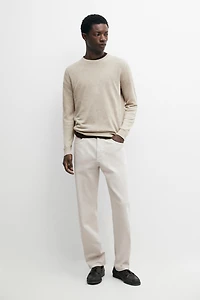 Faux jean tapered fit léger
