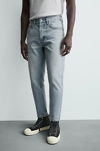 SLIM CROPPED FIT JEANS