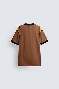 RIB T-SHIRT WITH CONTRAST SLOGAN HARRY LAMBERT FOR ZARA X DISNEY