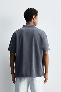 POLO DÉLAVÉ RELAXED FIT