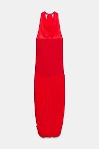 COMBINATION HALTER VOLUME DRESS